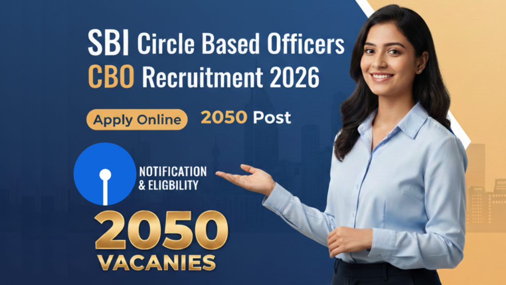SBI CBO Recruitment 2026 : Notification Released For 2050 Post, Apply Online 9 SBI CBO Recruitment 2026