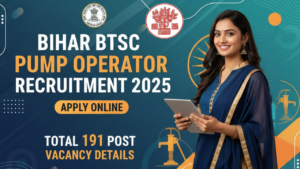 Bihar BTSC Pump Operator Recruitment 2026